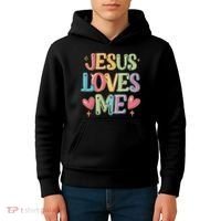 Jesus Loves Me! Christian Back To School Kids Hoodie thumb 4