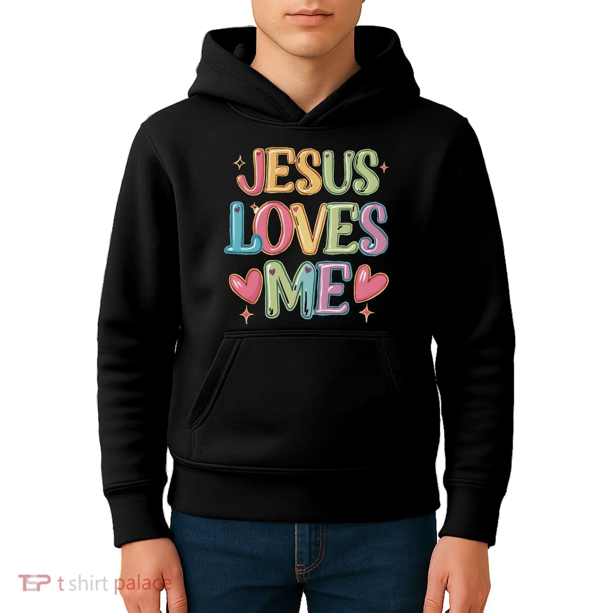 Jesus Loves Me! Christian Back To School Kids Hoodie