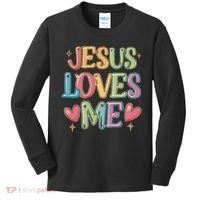 Jesus Loves Me! Christian Back To School Kids Long Sleeve Shirt thumb 0