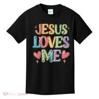 Jesus Loves Me! Christian Back To School Kids T-Shirt thumb 0