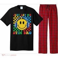 Just Let Me Stim Bro Smile Face Autism Pajama Set thumb 0