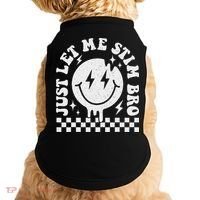 Just Let Me Stim Bro Groovy Autism Awareness Doggie Tank thumb 0