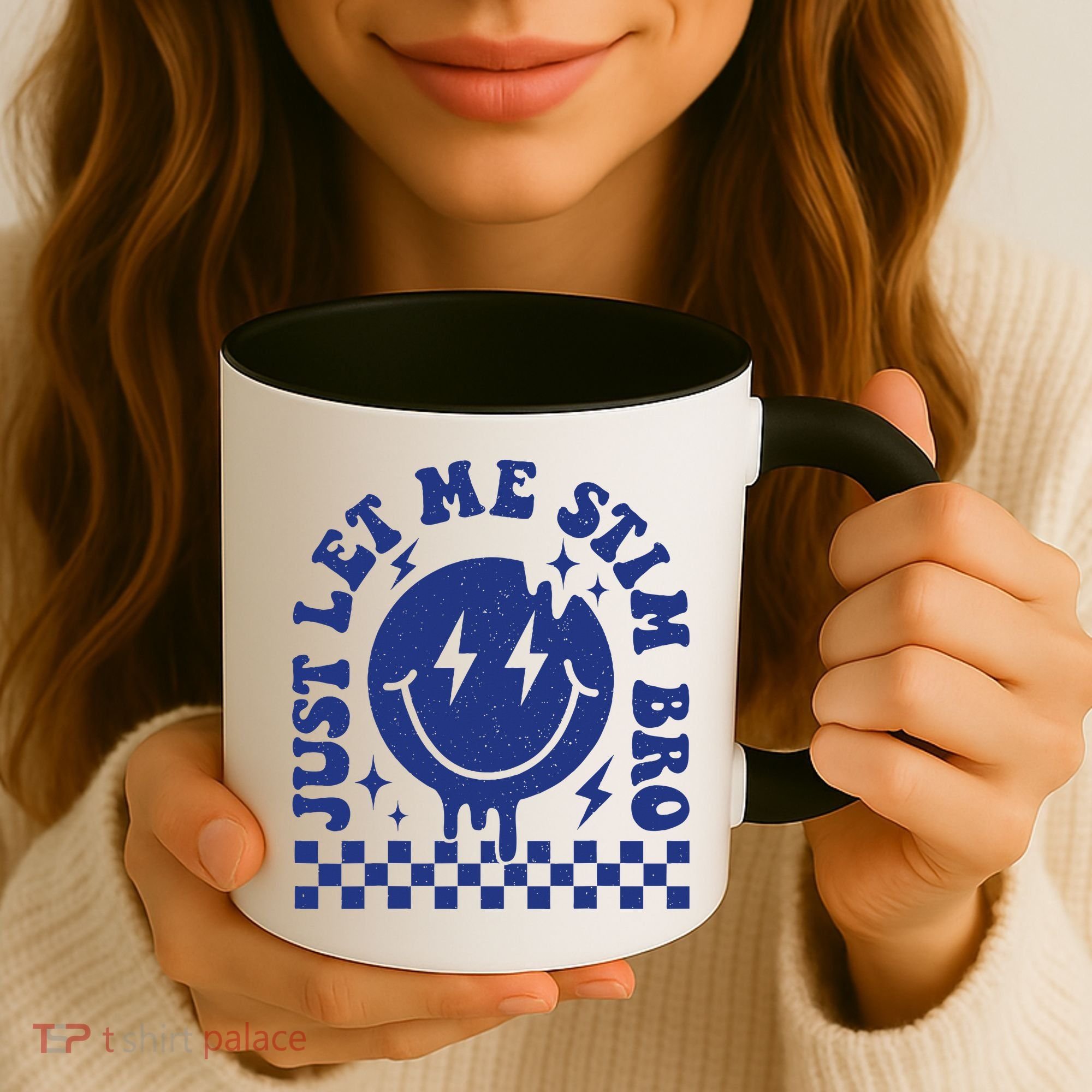 Just Let Me Stim Bro Groovy Autism Awareness Coffee Mug