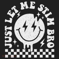 Just Let Me Stim Bro Groovy Autism Awareness Beanie thumb 2
