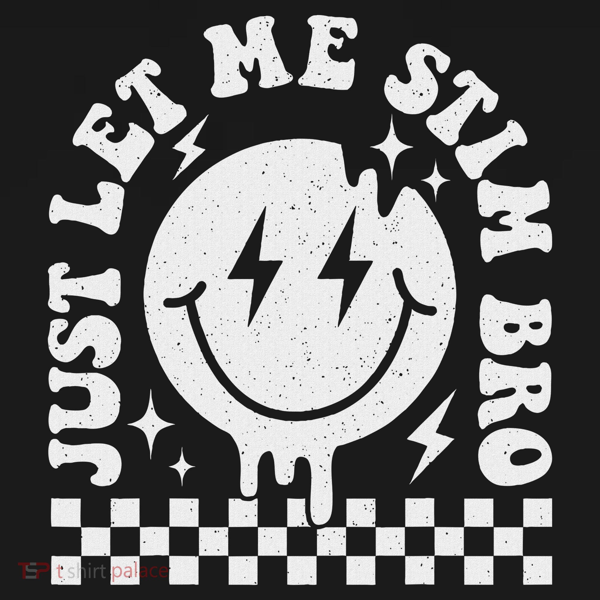 Just Let Me Stim Bro Groovy Autism Awareness Women's Hoodie