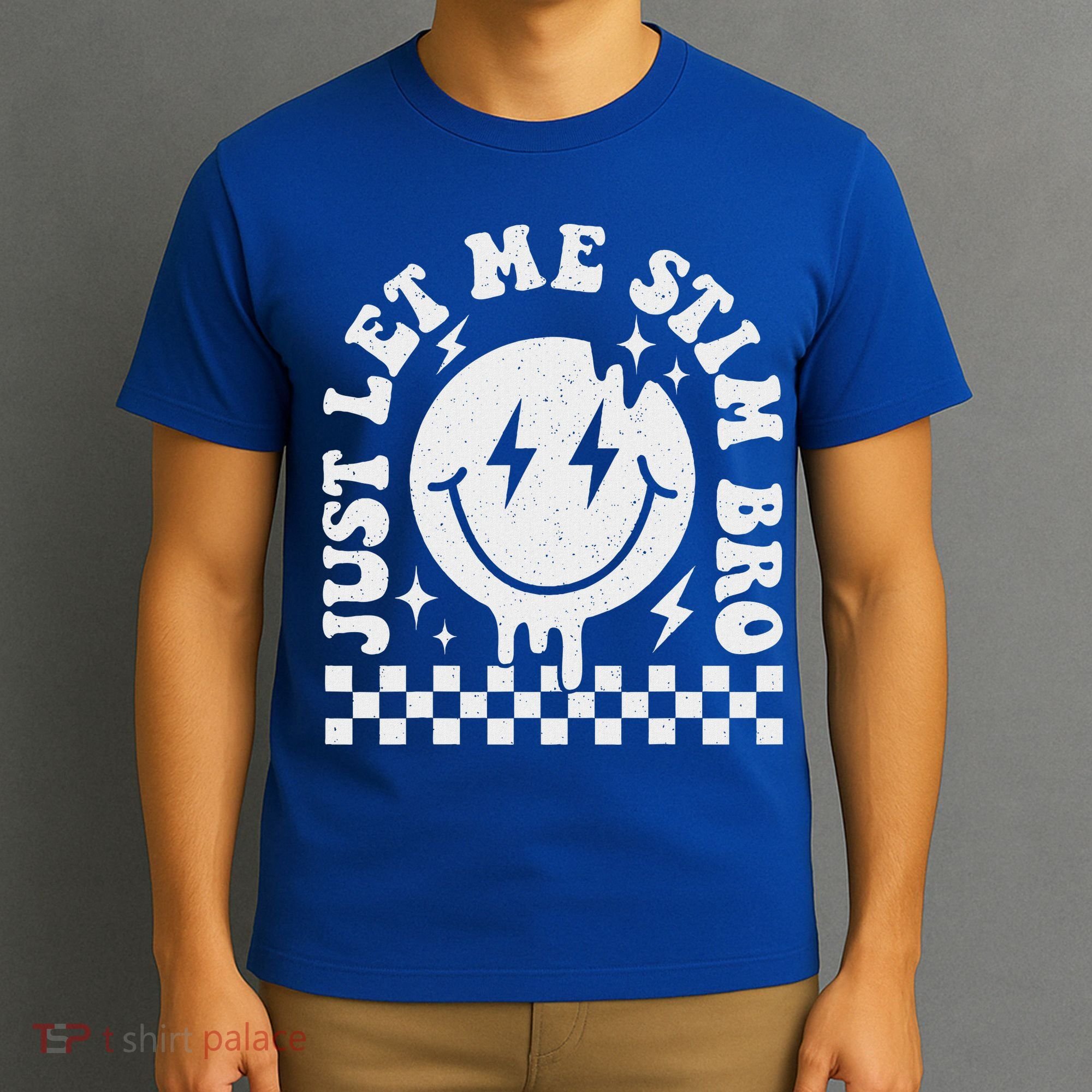 Just Let Me Stim Bro Groovy Autism Awareness T-Shirt