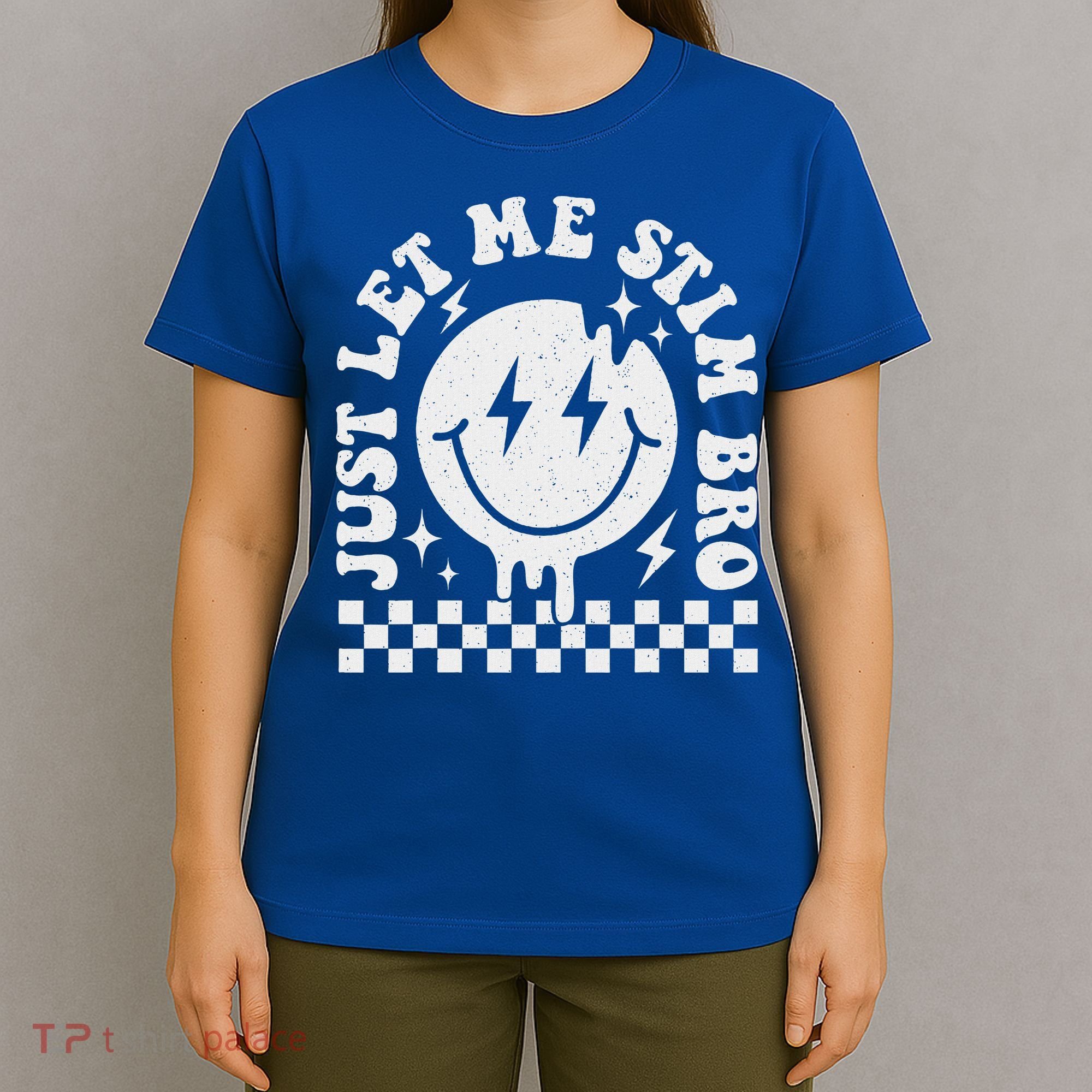 Just Let Me Stim Bro Groovy Autism Awareness T-Shirt