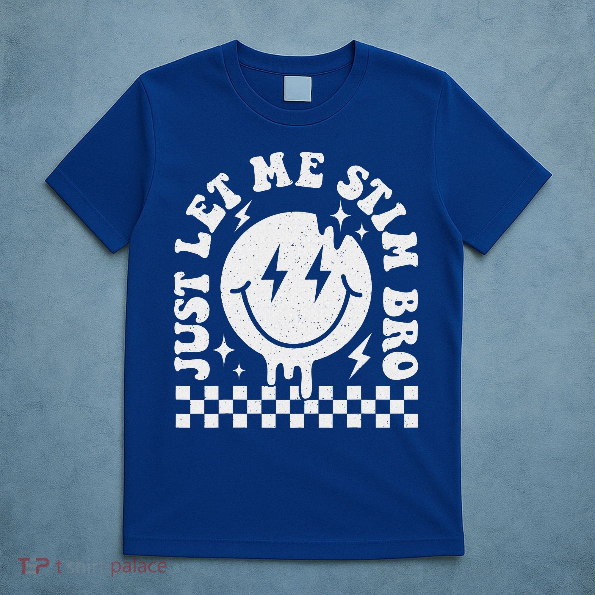 Just Let Me Stim Bro Groovy Autism Awareness T-Shirt