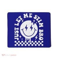 Just Let Me Stim Bro Groovy Autism Awareness Mousepad thumb 0