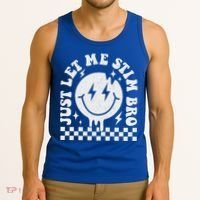 Just Let Me Stim Bro Groovy Autism Awareness Tank Top thumb 3