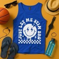 Just Let Me Stim Bro Groovy Autism Awareness Tank Top thumb 4