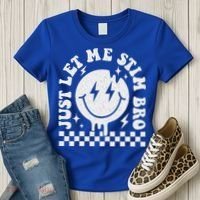Just Let Me Stim Bro Groovy Autism Awareness Women's T-Shirt thumb 3