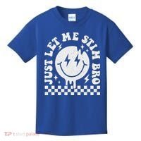 Just Let Me Stim Bro Groovy Autism Awareness Kids T-Shirt thumb 0