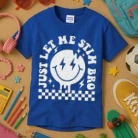 Just Let Me Stim Bro Groovy Autism Awareness Kids T-Shirt thumb 3