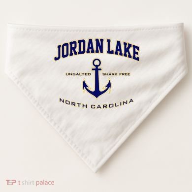 Jordan Lake Nc USA-Made Doggie Bandana