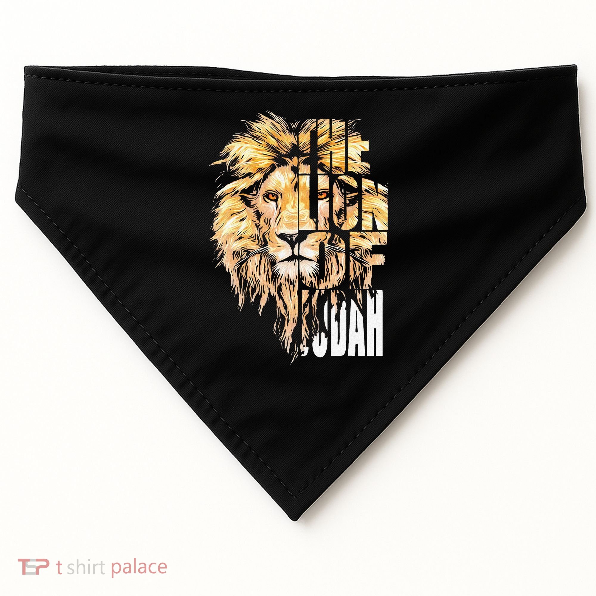Jesus Lion Of Judah USA-Made Doggie Bandana