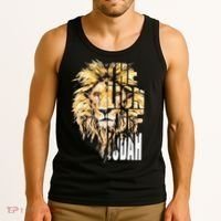 Jesus Lion Of Judah Tank Top thumb 3