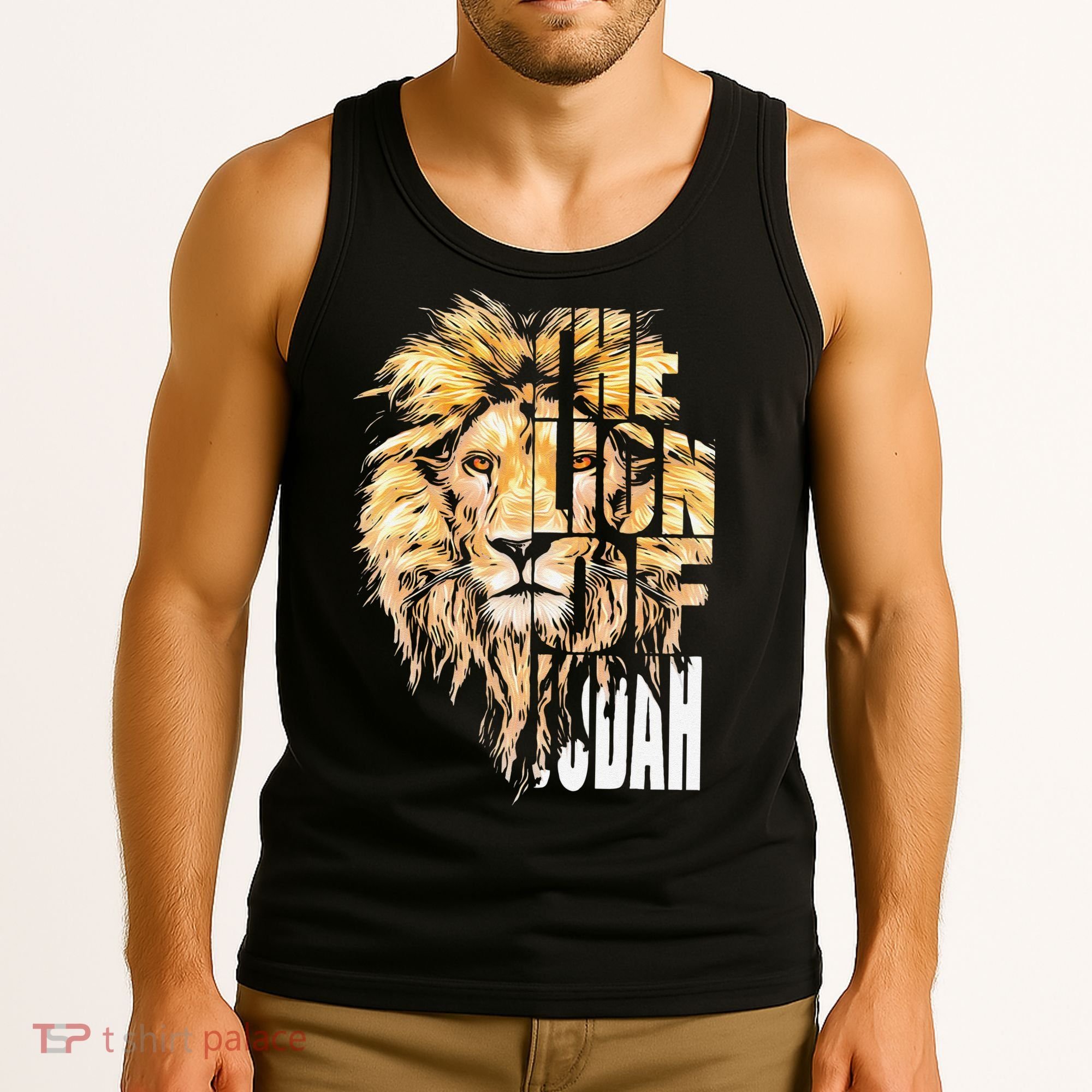 Jesus Lion Of Judah Tank Top