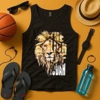 Jesus Lion Of Judah Tank Top thumb 4