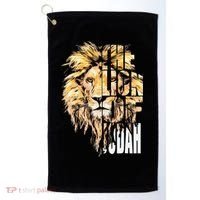 Jesus Lion Of Judah Golf Towel thumb 0