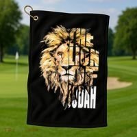 Jesus Lion Of Judah Golf Towel thumb 1