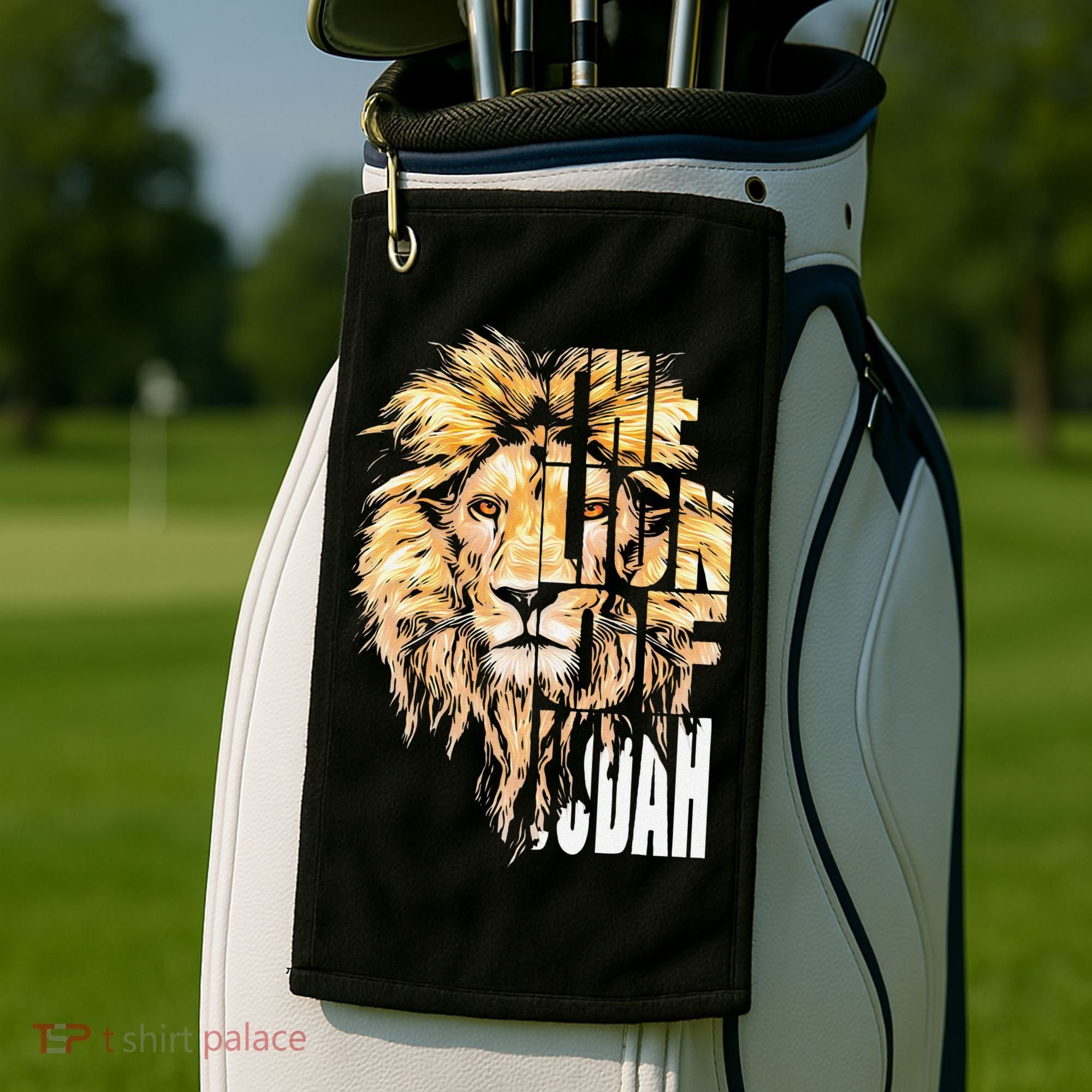 Jesus Lion Of Judah Golf Towel