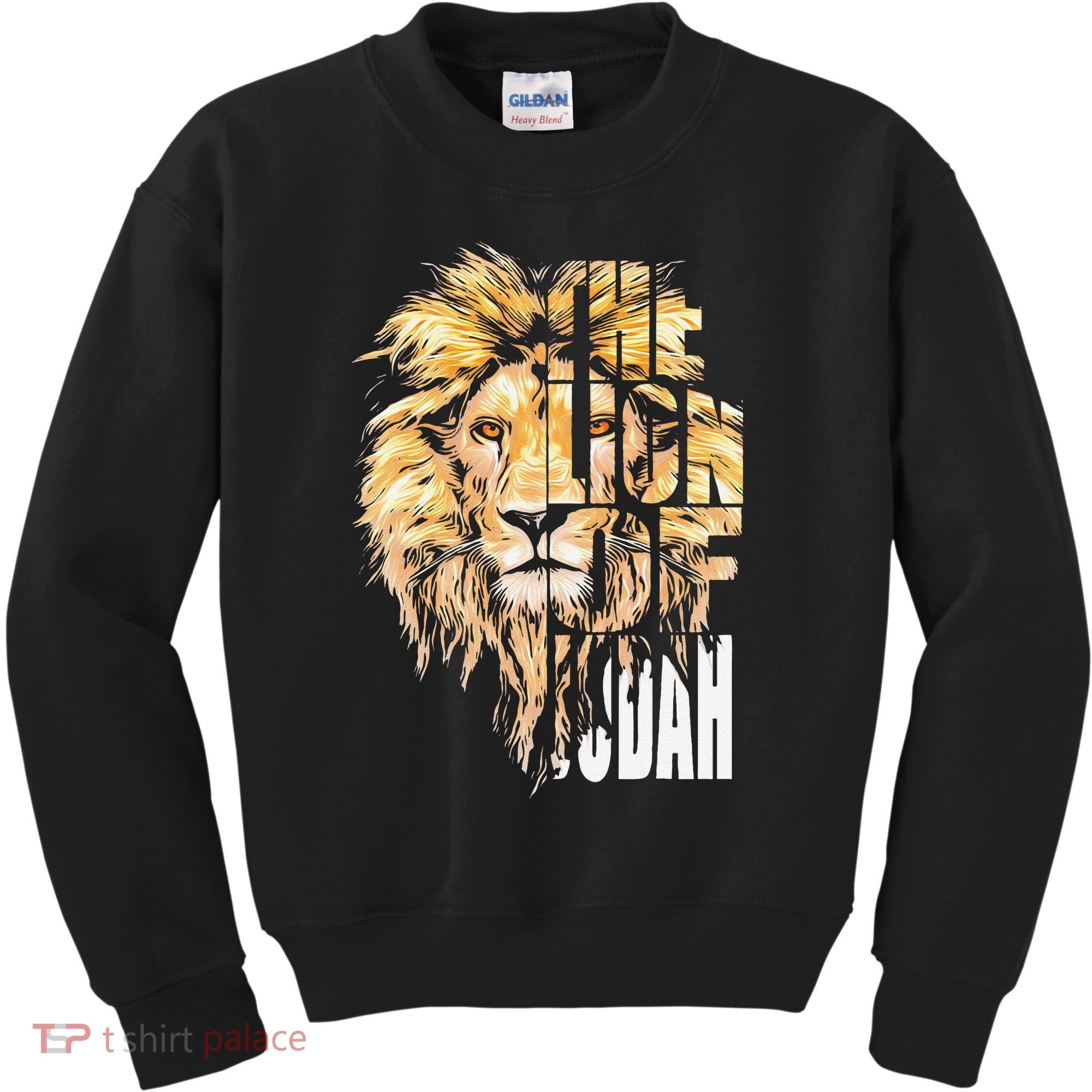 Jesus Lion Of Judah Kids Sweatshirt