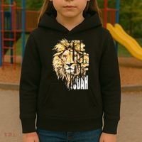 Jesus Lion Of Judah Kids Hoodie thumb 3