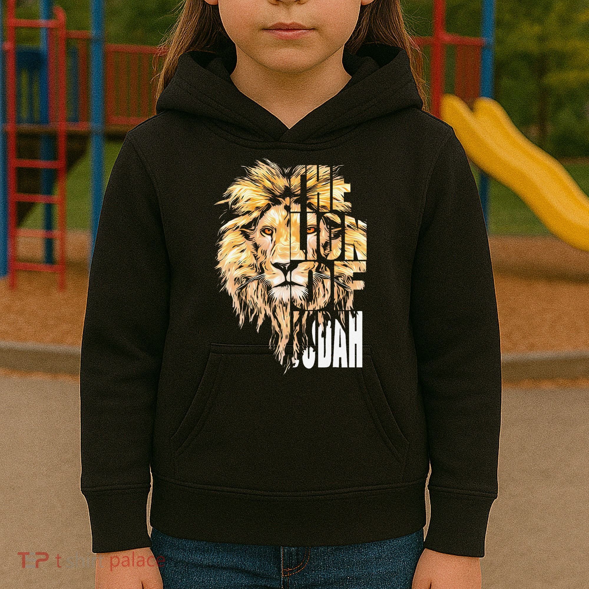 Jesus Lion Of Judah Kids Hoodie