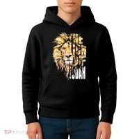 Jesus Lion Of Judah Kids Hoodie thumb 4