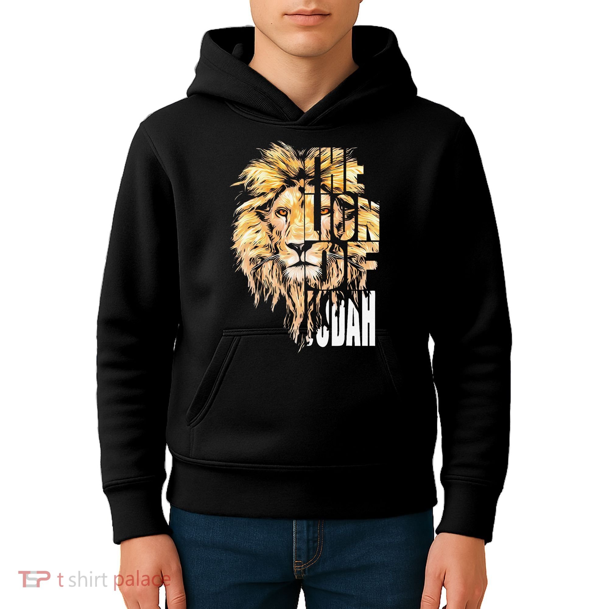 Jesus Lion Of Judah Kids Hoodie