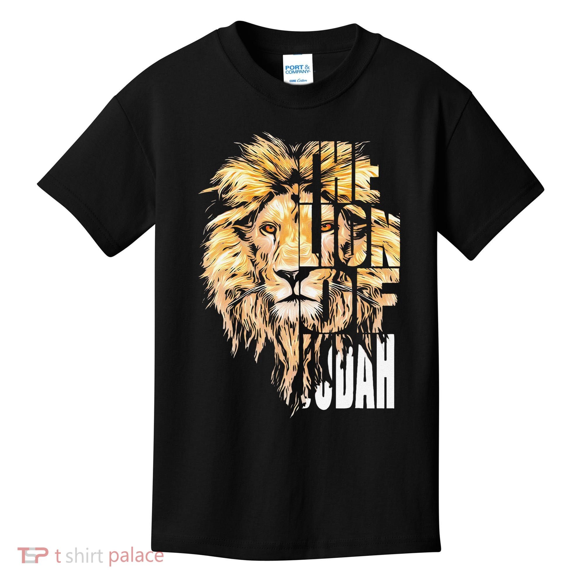 Jesus Lion Of Judah Kids T-Shirt
