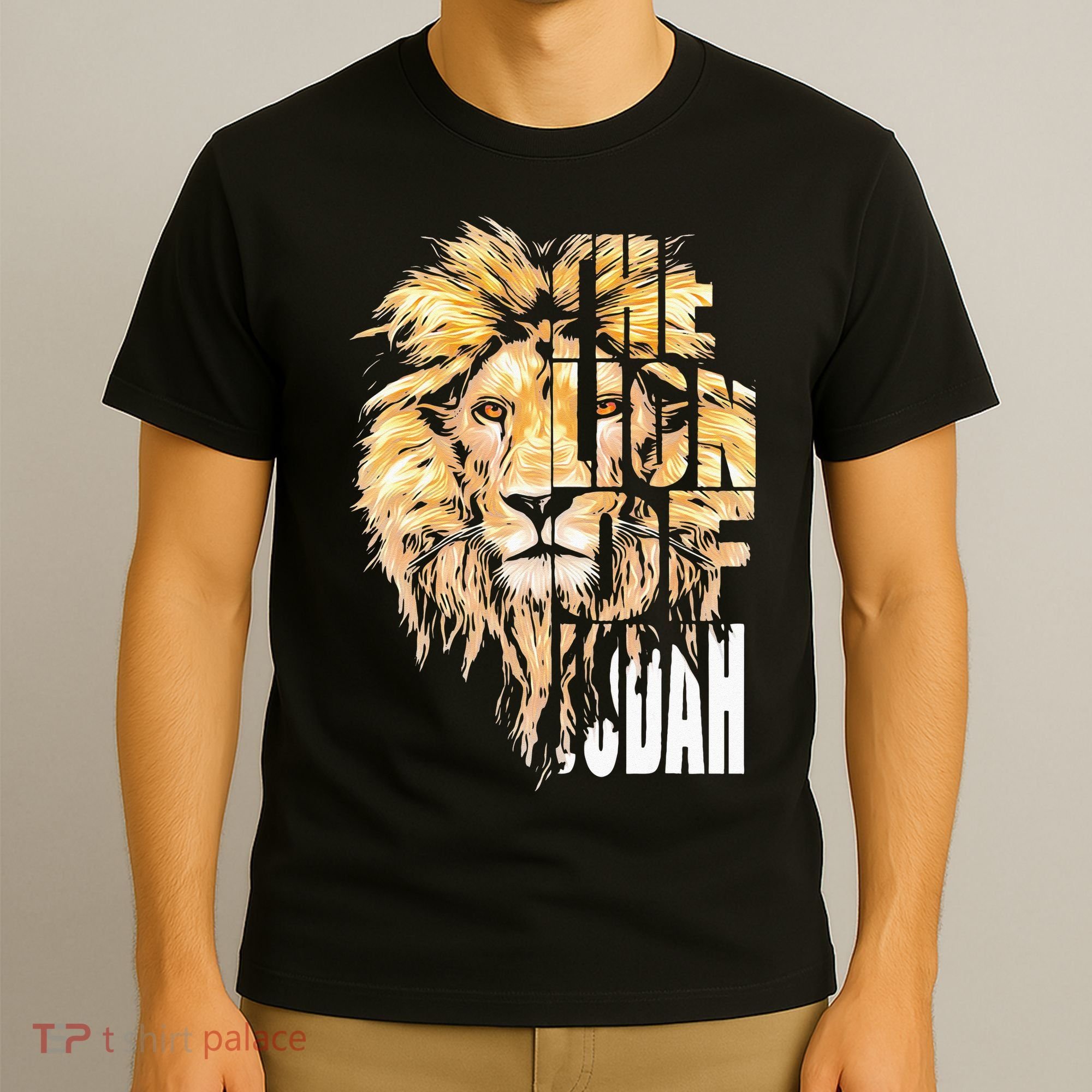 Jesus Lion Of Judah Christian Gift For Men Women T-Shirt