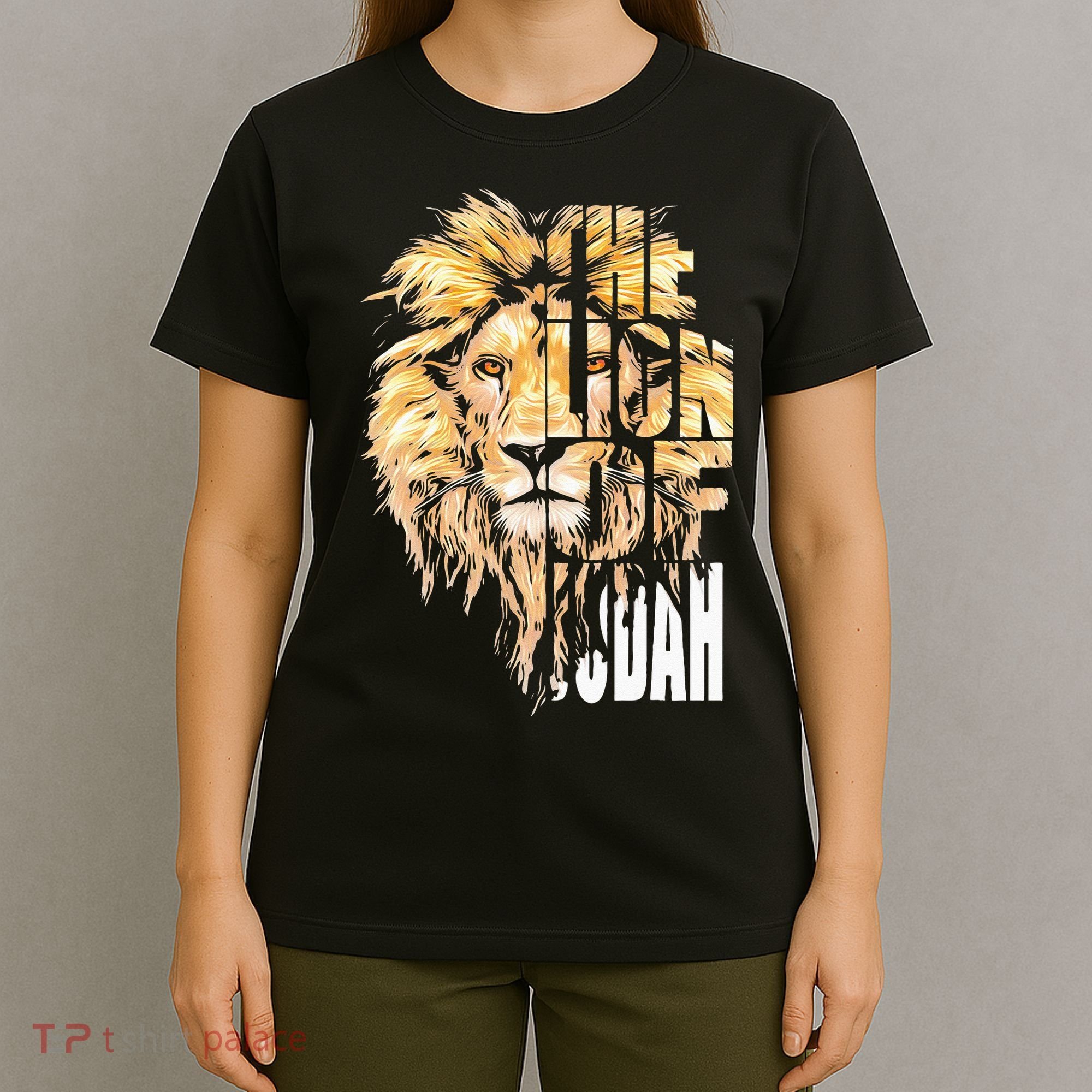 Jesus Lion Of Judah Christian Gift For Men Women T-Shirt