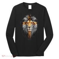 Jesus Lion Of Judah Long Sleeve Shirt thumb 0