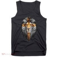 Jesus Lion Of Judah Tank Top thumb 0