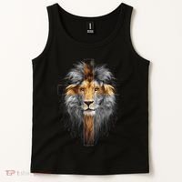 Jesus Lion Of Judah Tank Top thumb 2