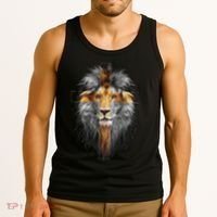 Jesus Lion Of Judah Tank Top thumb 3