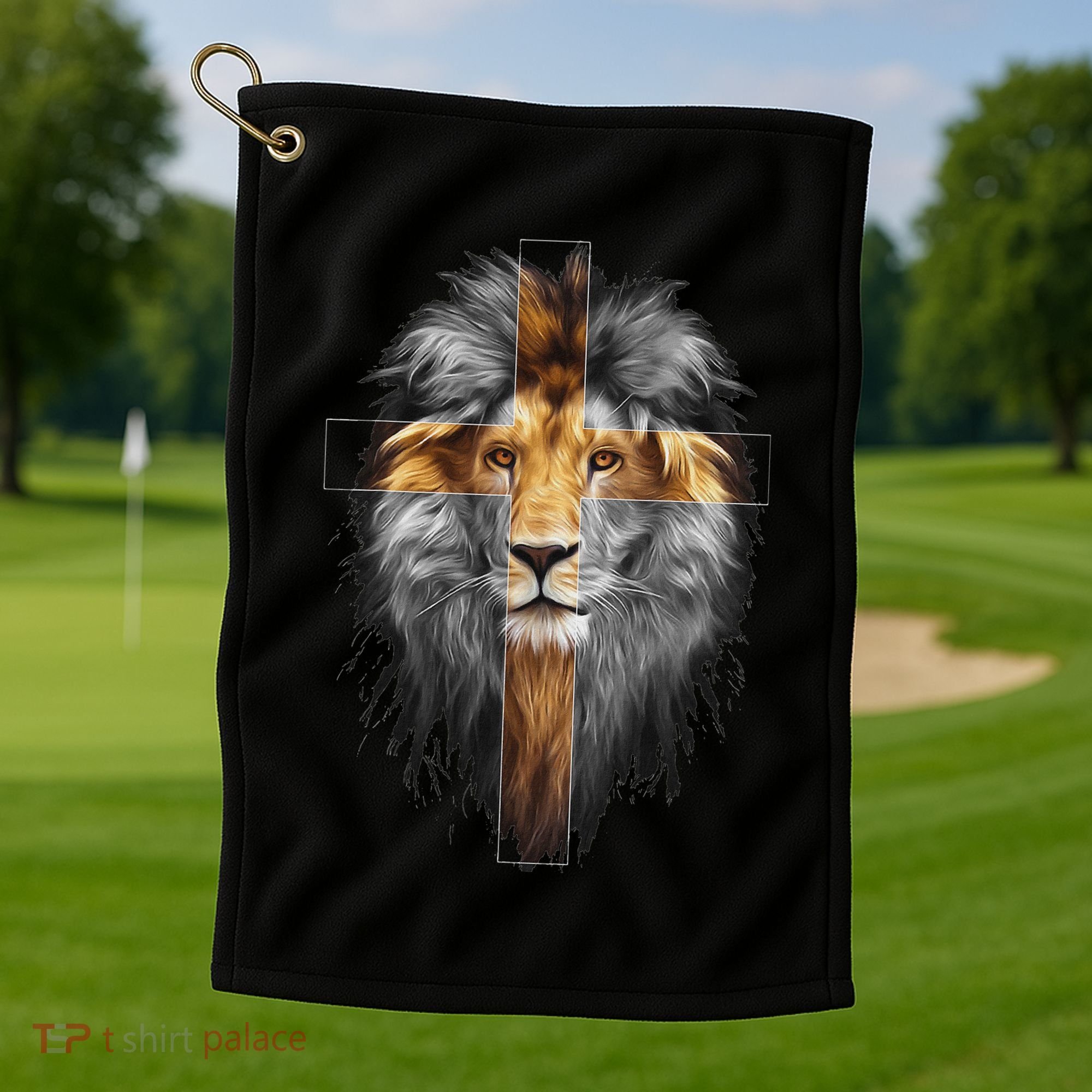 Jesus Lion Of Judah Golf Towel