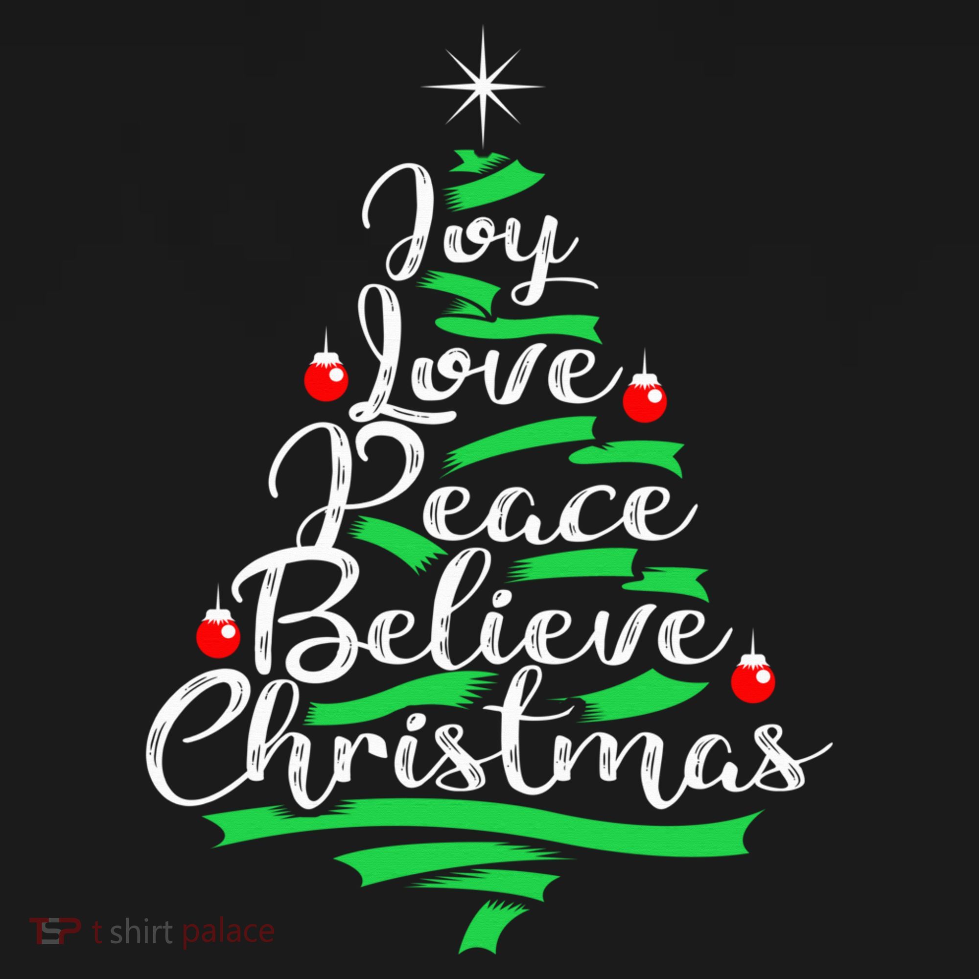 Joy Love Peace Believe Christmas Shirt Visor