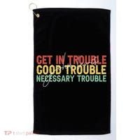 John Lewis Quote Get In Good Necessary Trouble Civil Rights Golf Towel thumb 0