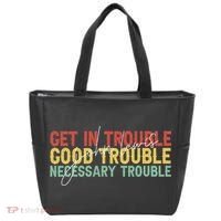 John Lewis Quote Get In Good Necessary Trouble Civil Rights Tote Bag thumb 0