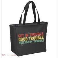 John Lewis Quote Get In Good Necessary Trouble Civil Rights Tote Bag thumb 2