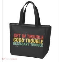 John Lewis Quote Get In Good Necessary Trouble Civil Rights Tote Bag thumb 3