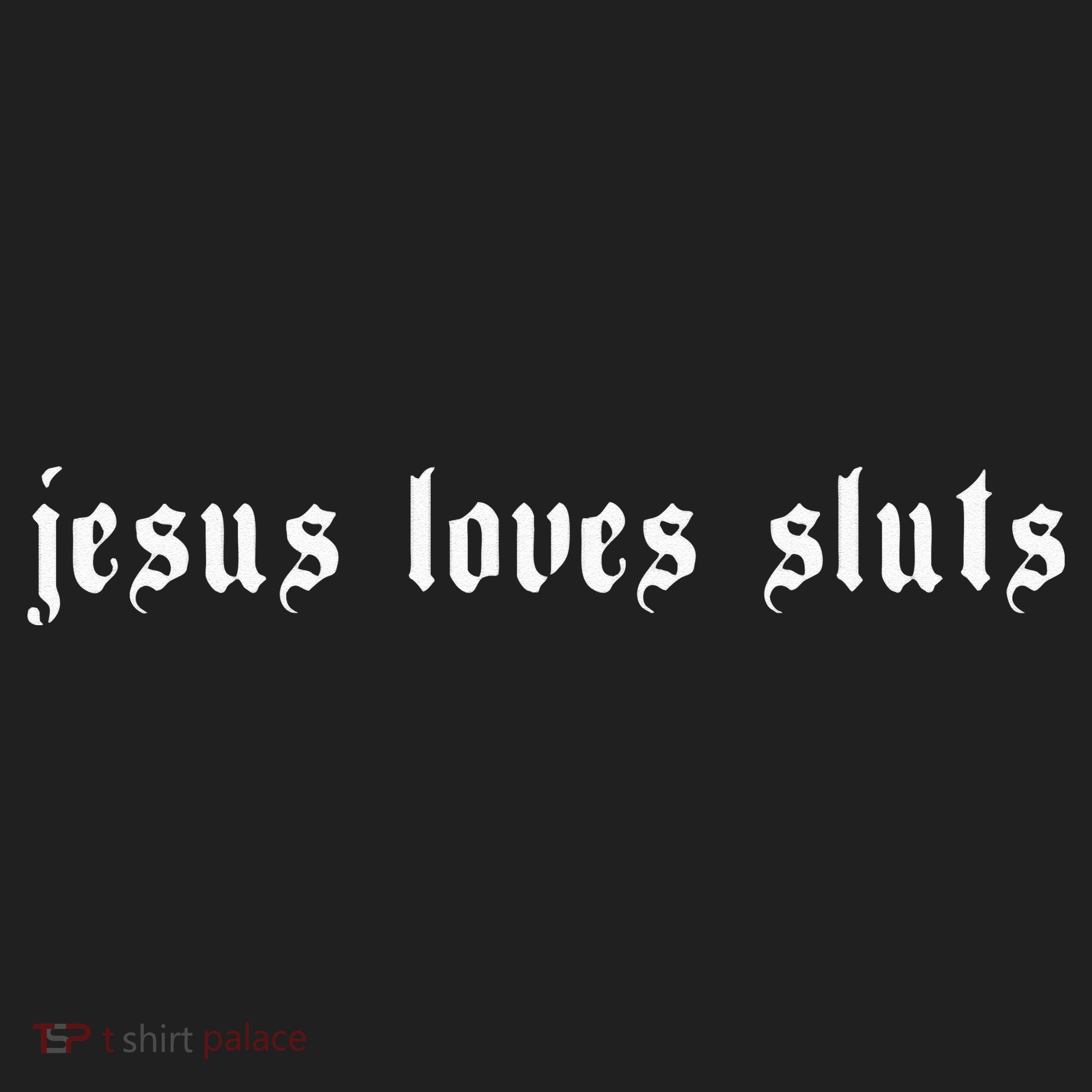 Jesus Loves Sluts Aesthetic Grunge Feminist Feminism Sport-Tek Posi-UV Pro Polo