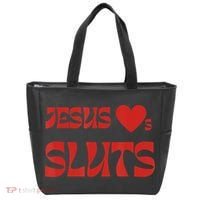 Jesus Loves Sluts Tote Bag thumb 0