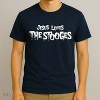 Jesus Loves The Stooges T-Shirt thumb 3