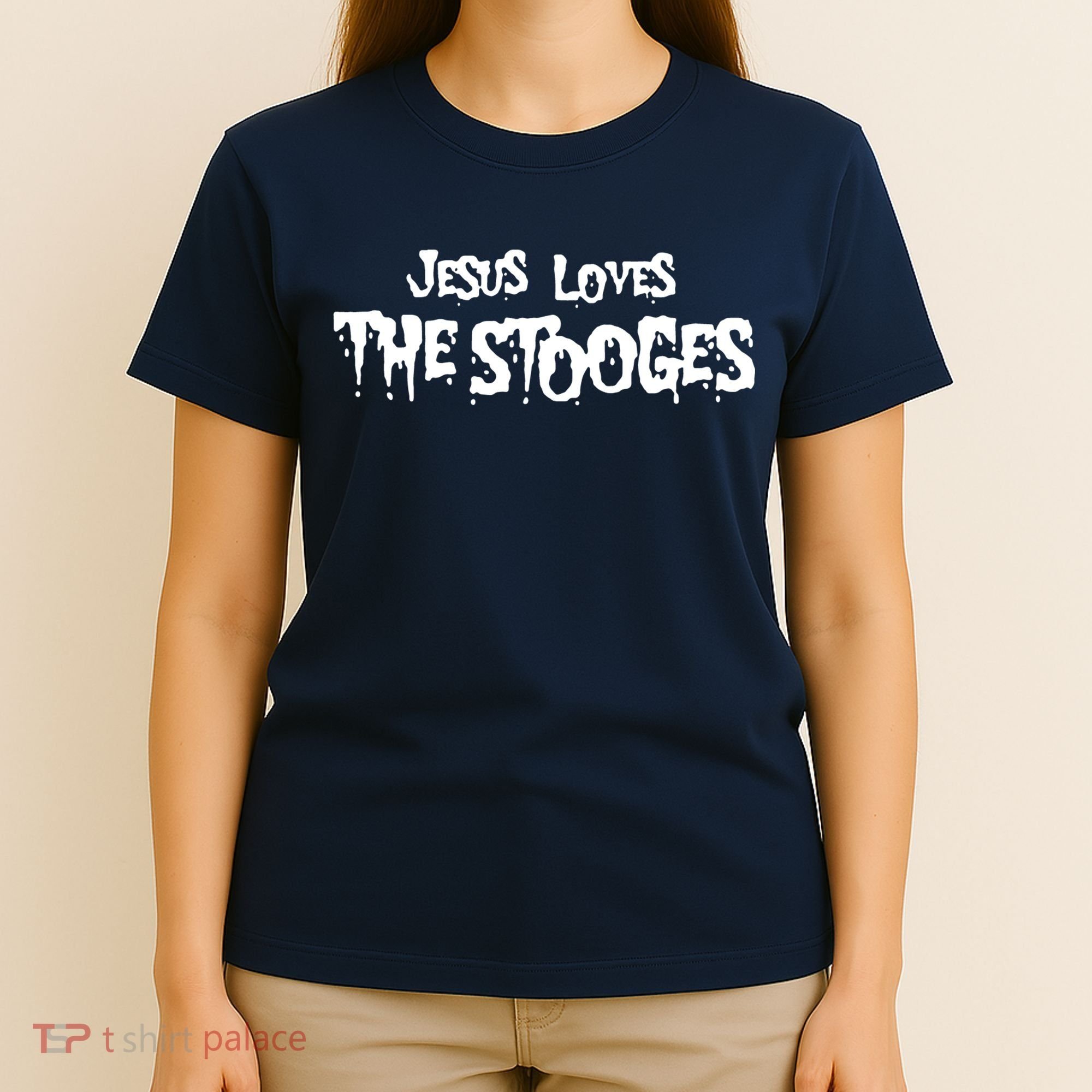 Jesus Loves The Stooges T-Shirt
