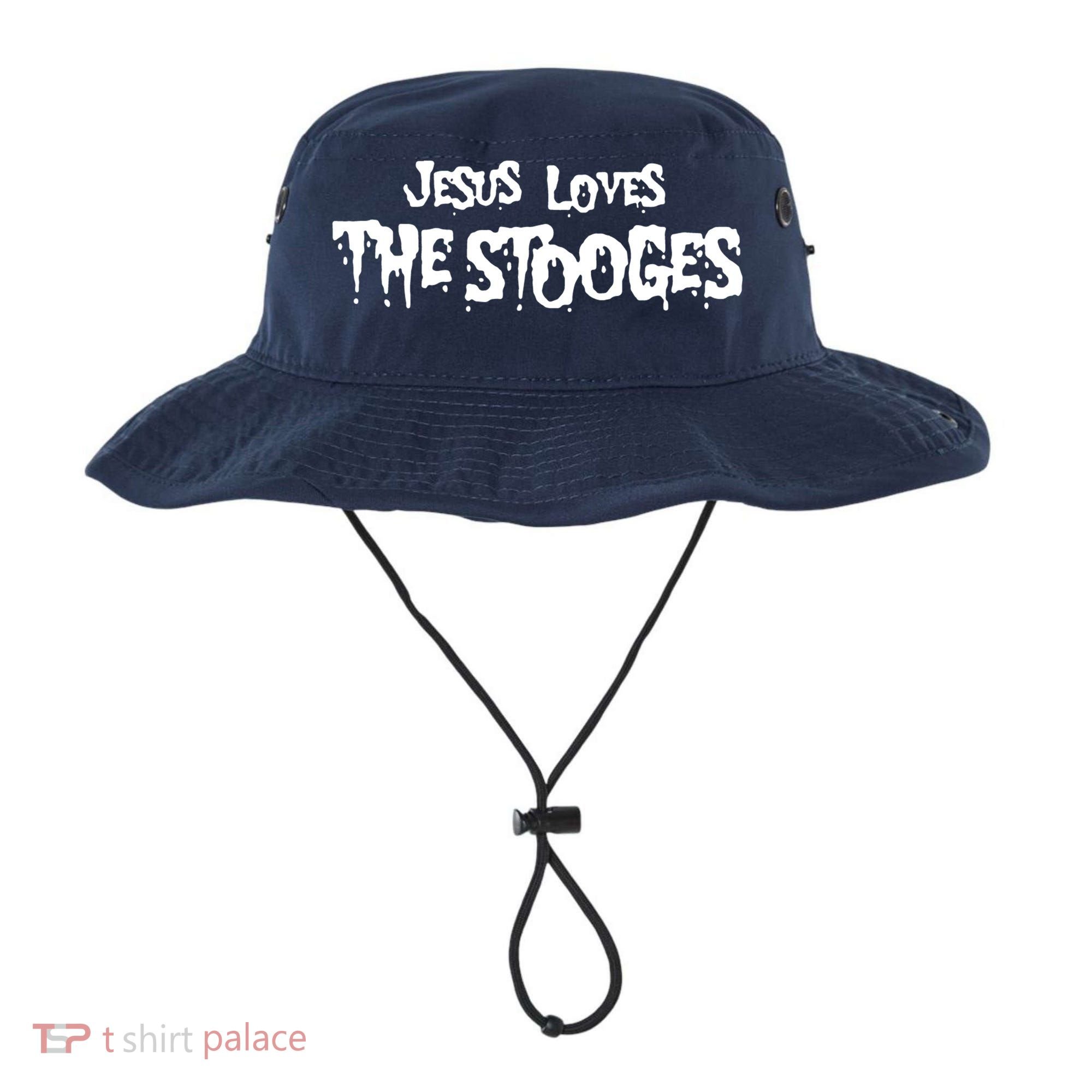Jesus Loves The Stooges Bucket Hat