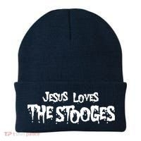 Jesus Loves The Stooges Beanie thumb 0